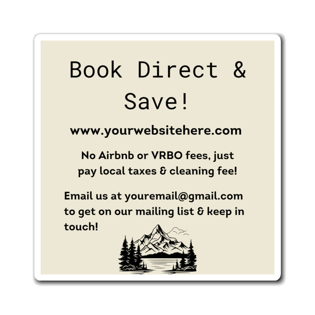 Direct Booking Website, Airbnb Rental, VRBO Rental, Vacation Rental Website, Vacation Rental Direct Booking, Book Direct