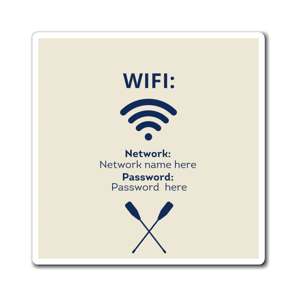 Lakehouse Airbnb Wifi Magnet, VRBO Wifi Magnet, Vacation Rental Wifi Sign, Wifi Sign, Rental Wifi Sign, Lake House Design, Mountains