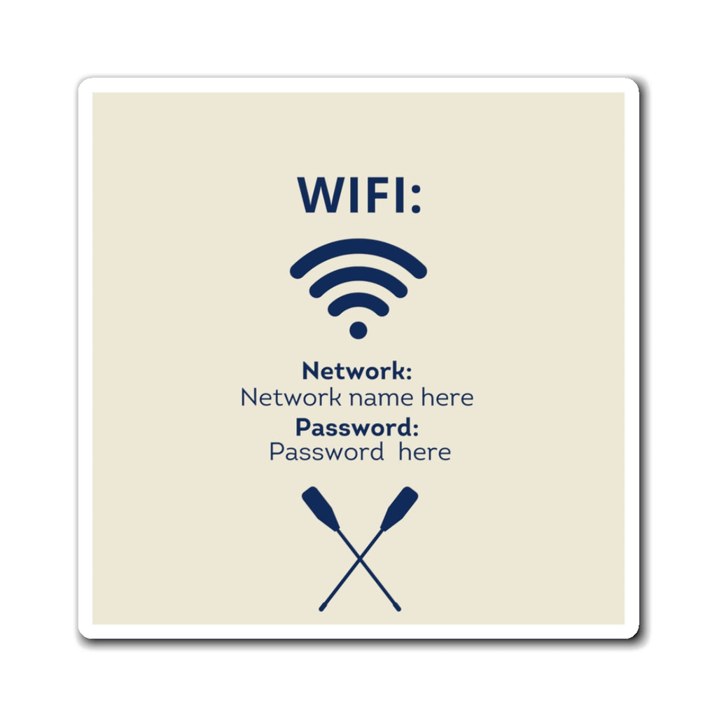 Lakehouse Airbnb Wifi Magnet, VRBO Wifi Magnet, Vacation Rental Wifi Sign, Wifi Sign, Rental Wifi Sign, Lake House Design, Mountains