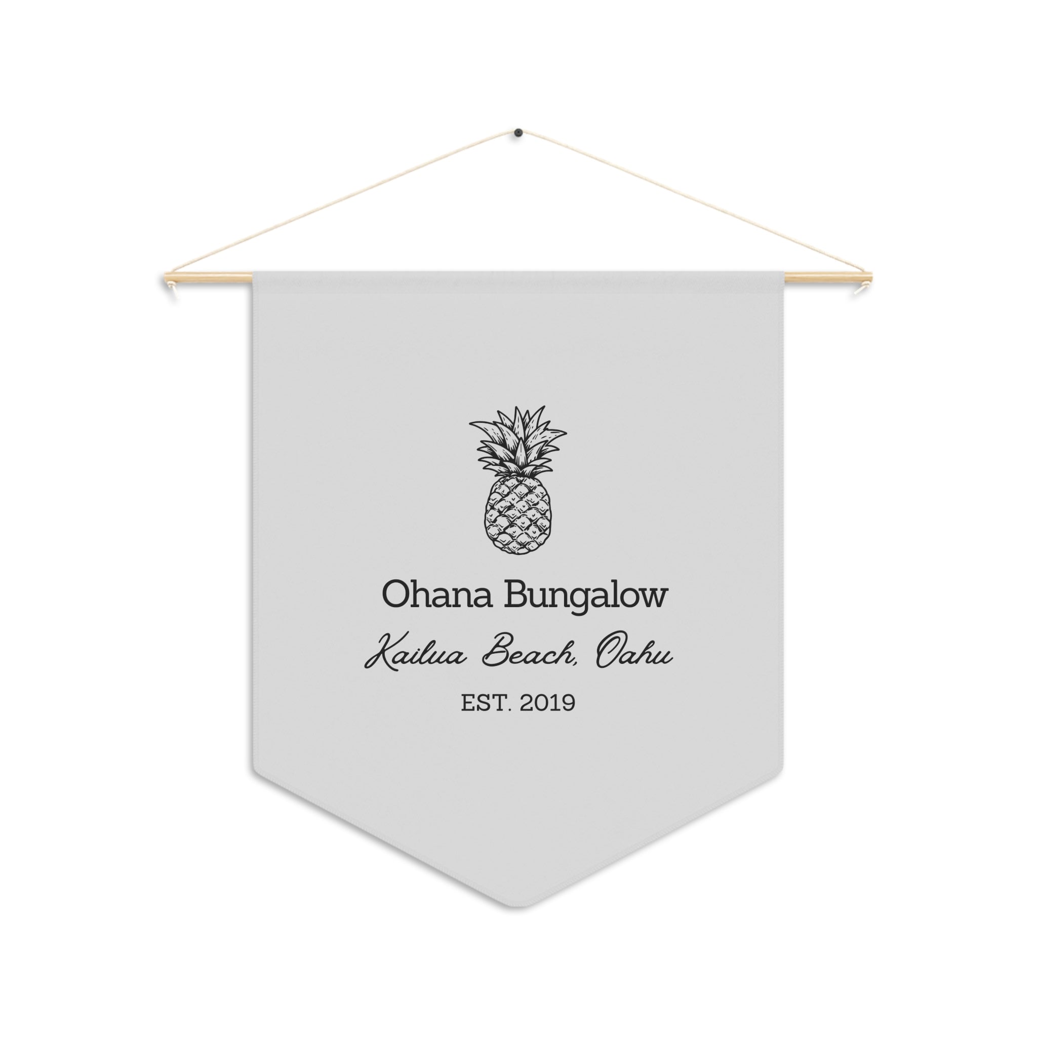 Custom Pennant, Airbnb Pennant, Personalized Pennant, Housewarming Gift, Lakehouse Sign, Family Home Sign, Vacation Rental Sign