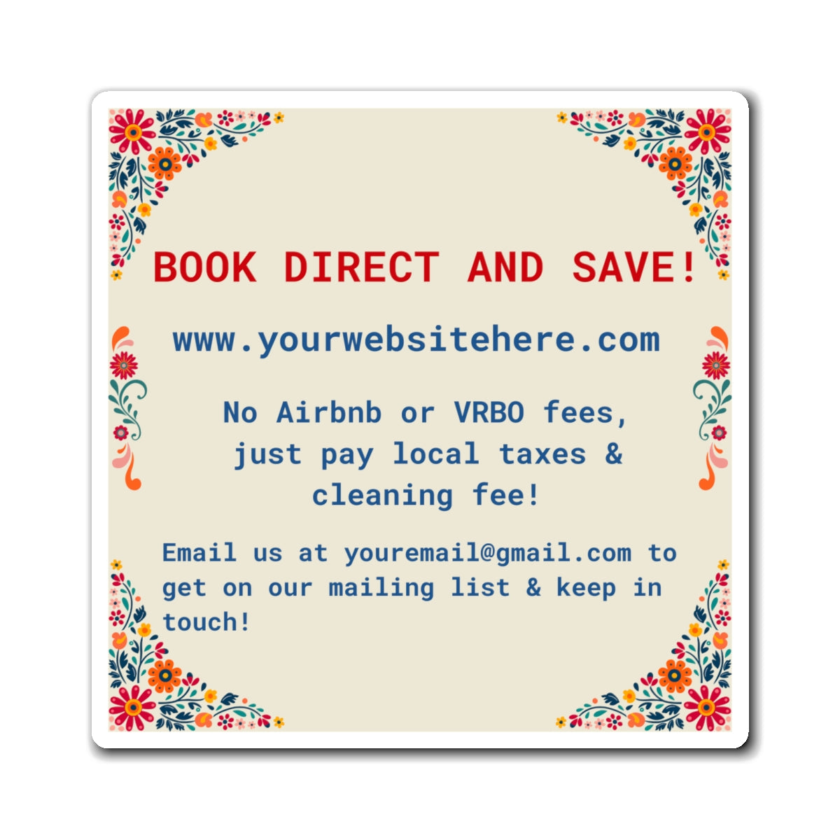 Direct Booking Website, Airbnb Rental, VRBO Rental, Vacation Rental Website, Vacation Rental Direct Booking, Book Direct, Floral Design