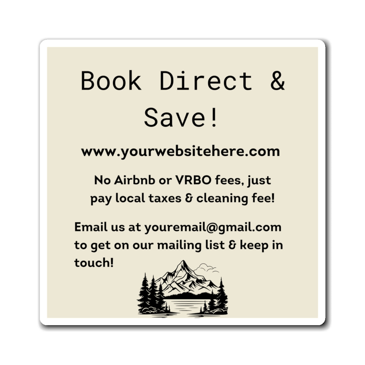Direct Booking Website, Airbnb Rental, VRBO Rental, Vacation Rental Website, Vacation Rental Direct Booking, Book Direct
