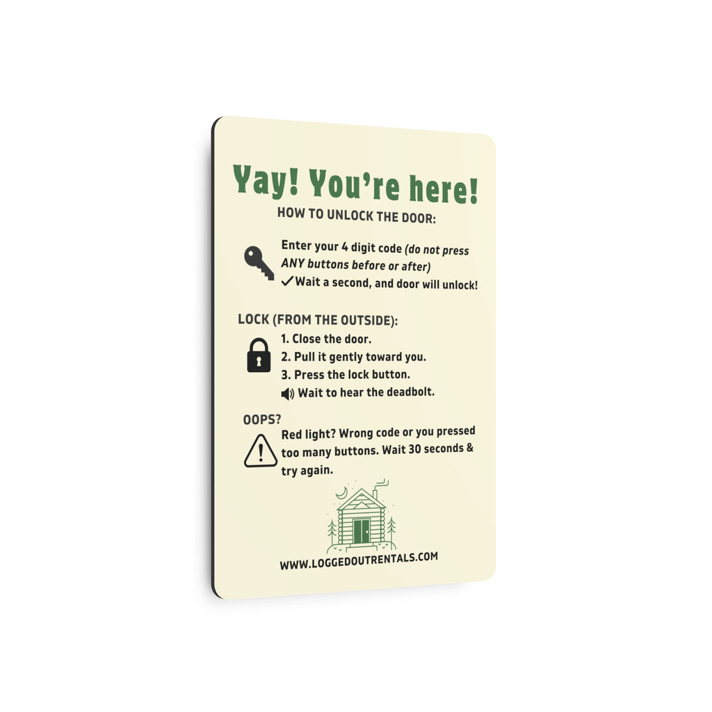 Schlage Encode Lock Instructions for Guest, Airbnb Host Tool, VRBO Host Tool, How to Unlock door