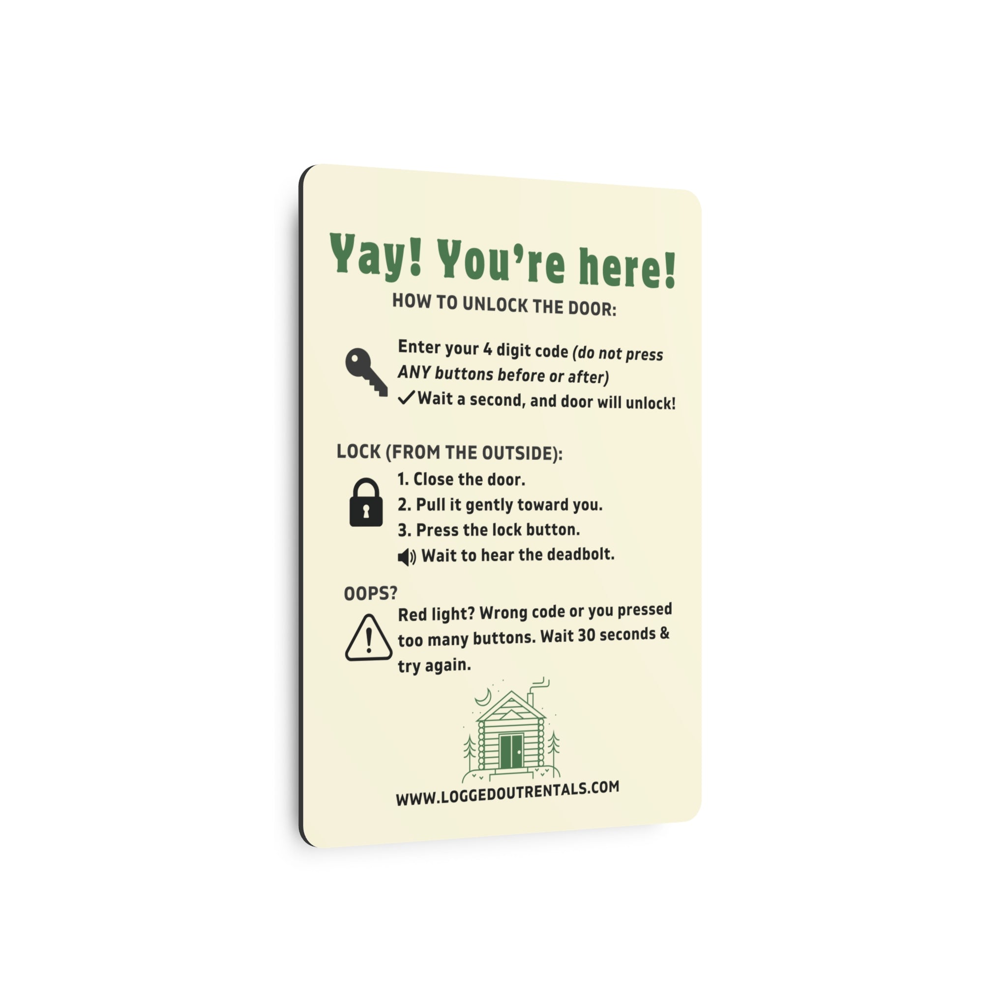 Schlage Encode Lock Instructions for Guest, Airbnb Host Tool, VRBO Host Tool, How to Unlock door