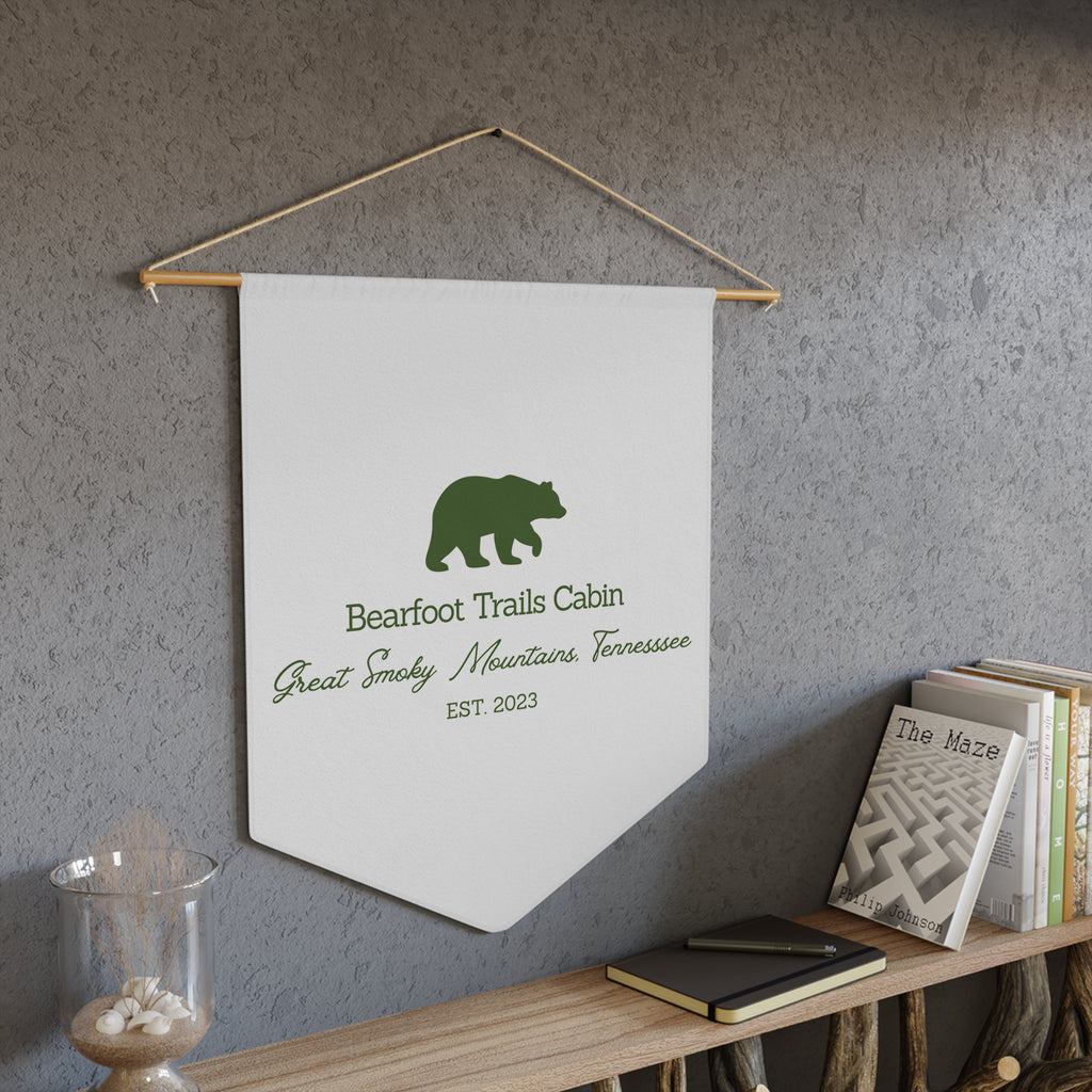 Custom Pennant, Airbnb Pennant, Personalized Pennant, Housewarming Gift, Lakehouse Sign, Family Home Sign, Vacation Rental Sign