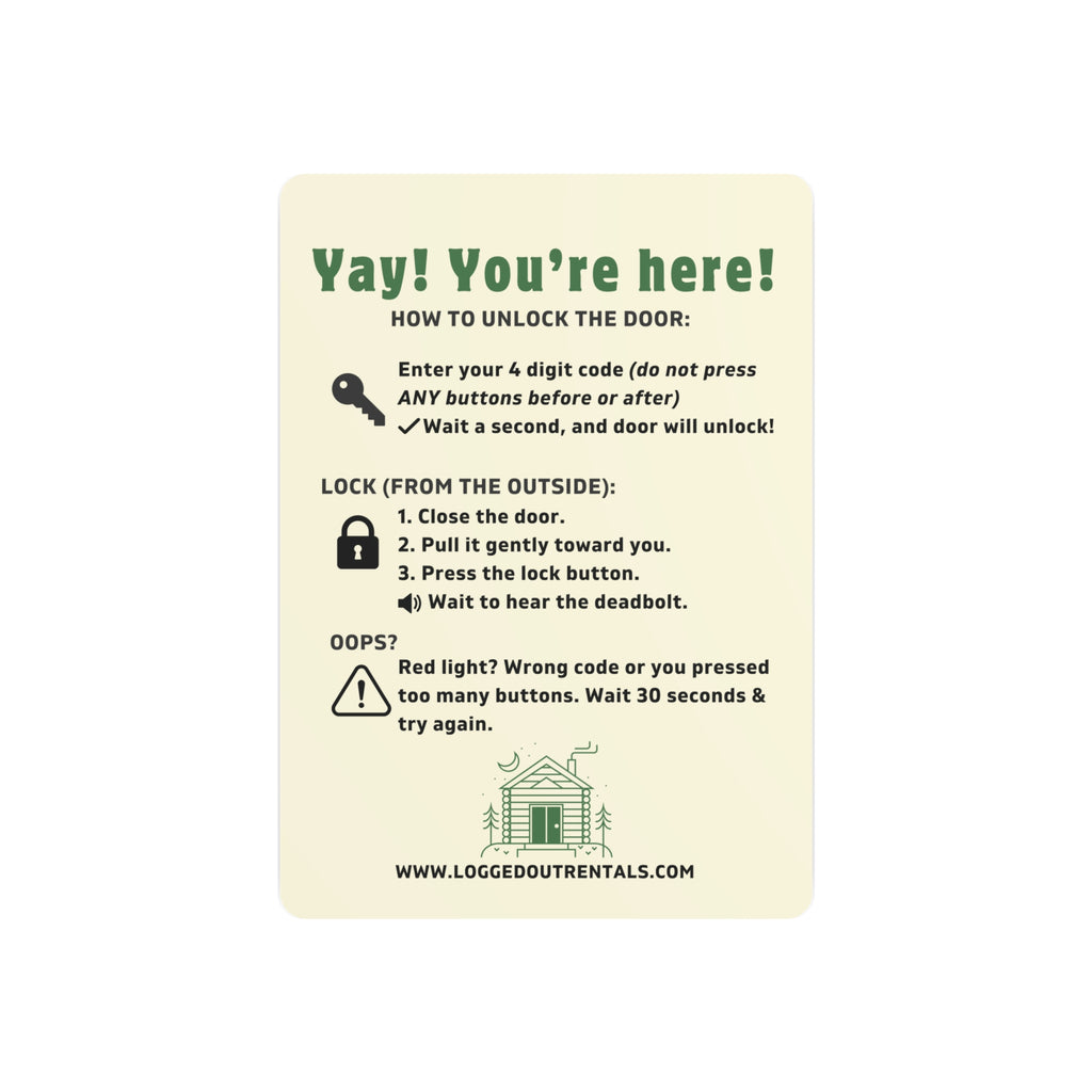 Schlage Encode Lock Instructions for Guest, Airbnb Host Tool, VRBO Host Tool, How to Unlock door