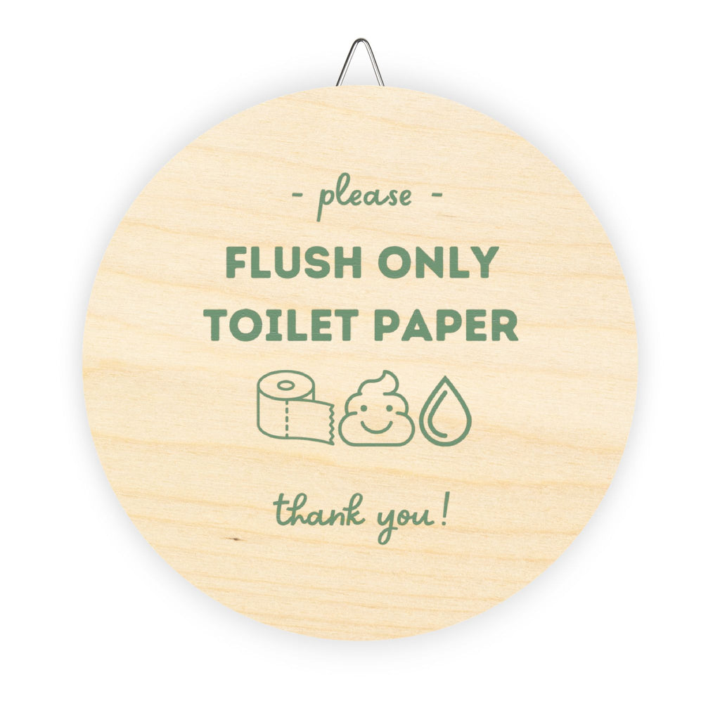Only Flush Toilet Paper, Do Not Flush Sign, Septic System Sign, Vacation Rental Host Sign, Toilet Sign, Bathroom Sign