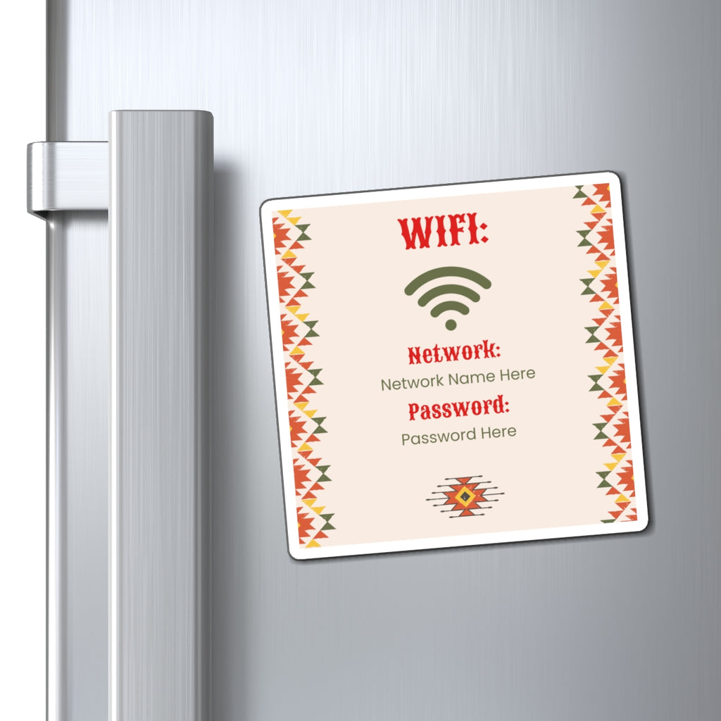 Southwest Airbnb Wifi Magnet, VRBO Wifi Magnet, Vacation Rental Wifi Sign, Wifi Sign, Rental Wifi Sign, Mountain House Cabin