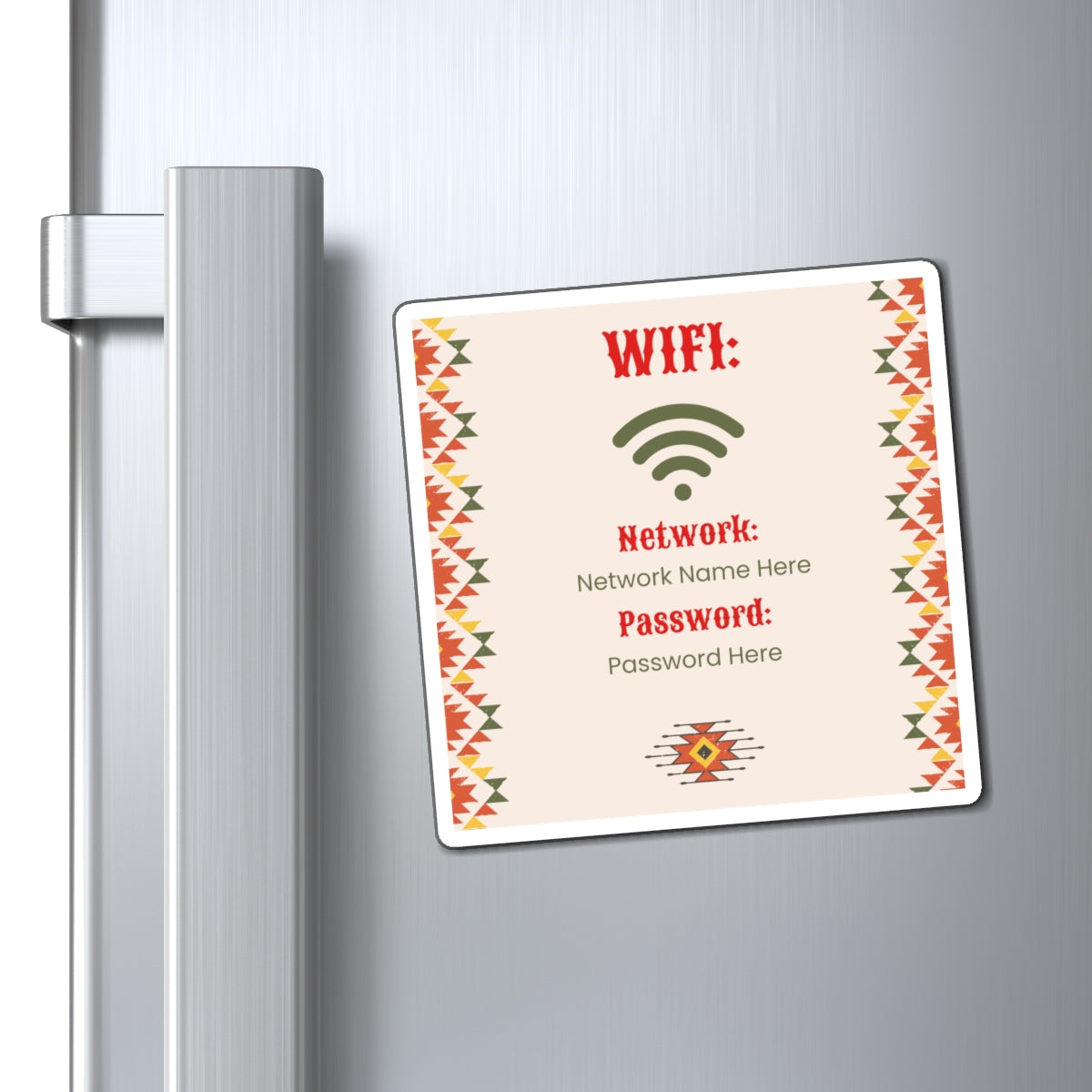 Southwest Airbnb Wifi Magnet, VRBO Wifi Magnet, Vacation Rental Wifi Sign, Wifi Sign, Rental Wifi Sign, Mountain House Cabin