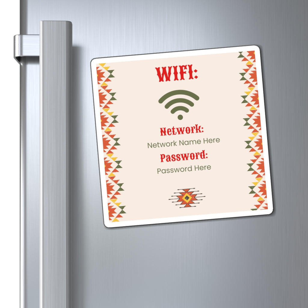 Southwest Airbnb Wifi Magnet, VRBO Wifi Magnet, Vacation Rental Wifi Sign, Wifi Sign, Rental Wifi Sign, Mountain House Cabin