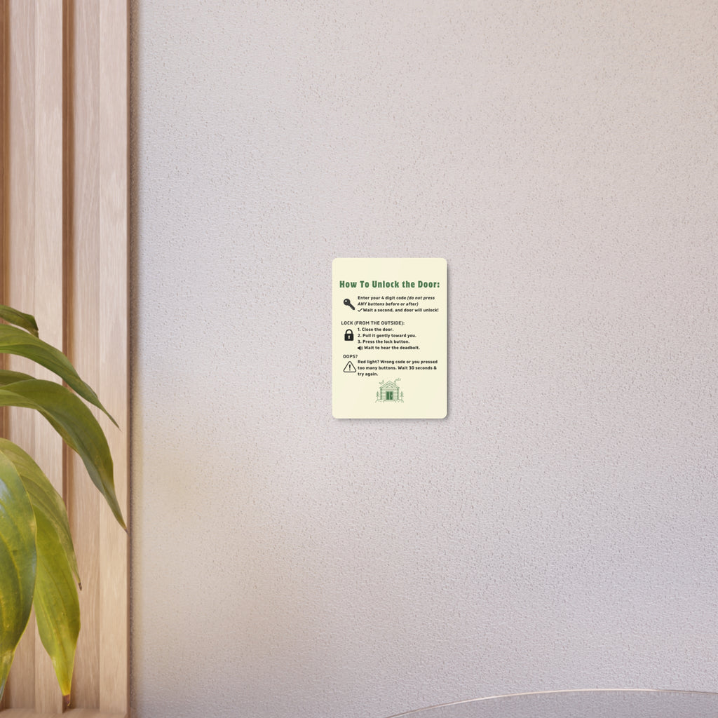 Schlage Encode Lock Instructions for Guest, Airbnb Host Tool, VRBO Host Tool, How to Unlock the Door